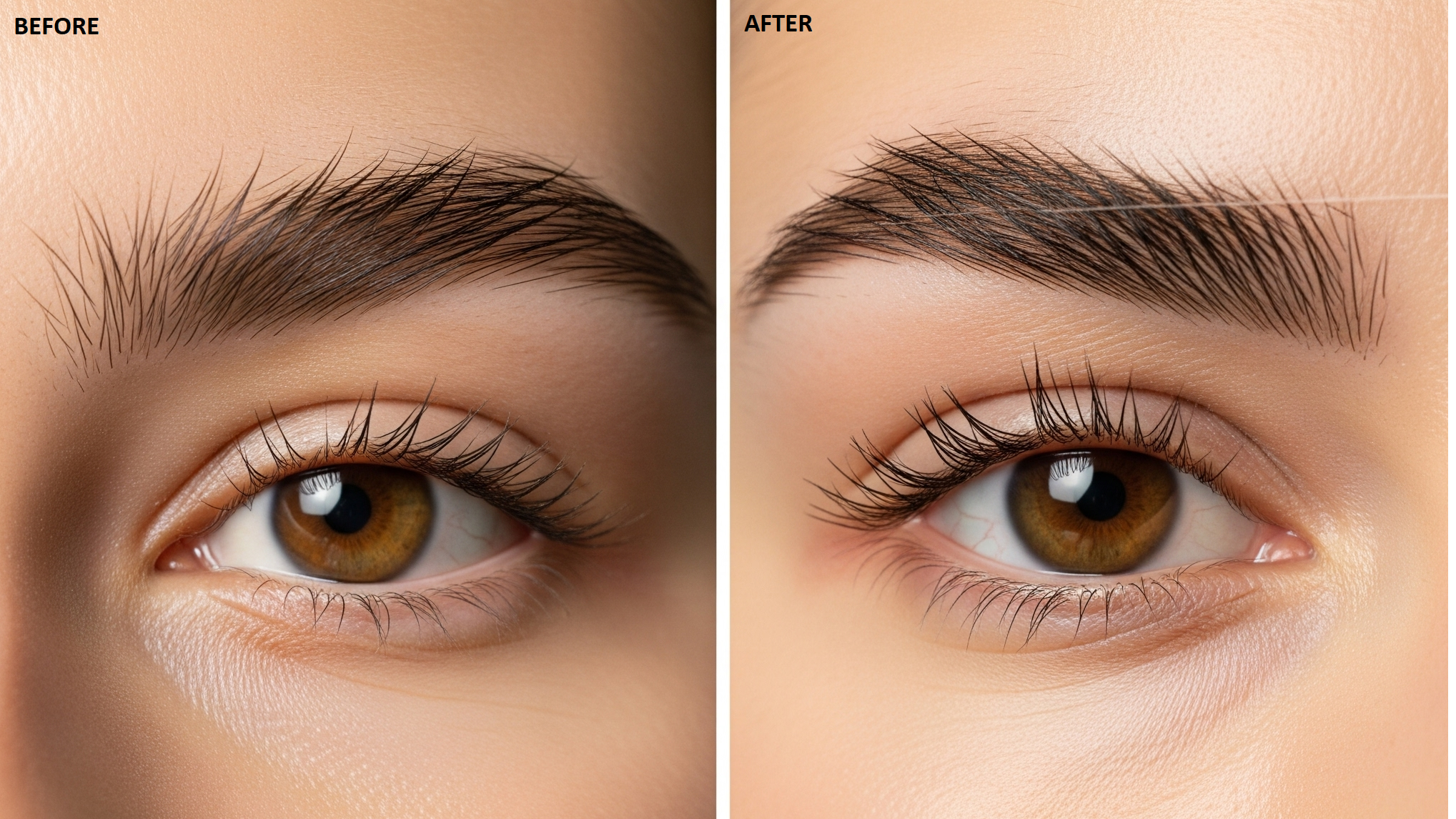 The Enduring Art of Eyebrow Threading 2 eyebrowb4andafter